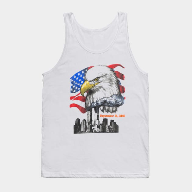 Vintage Style 9/11 Tank Top by dwatkins